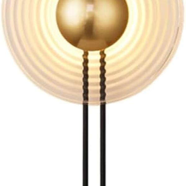 BKLFGP European Style Garden Vintage Wall Light Metal Round Glass LED Wall Lamp for Dining Room