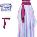 Adult Princess Hercules Megara Costume Women Sleeveless Pink Dress Outfit