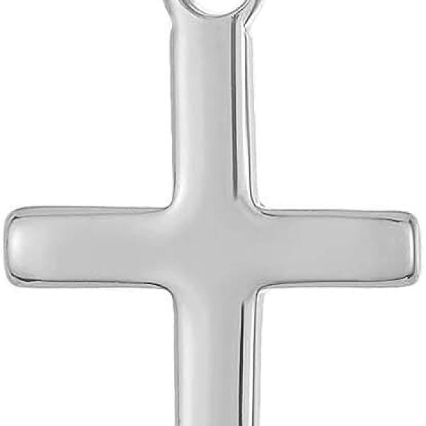 Cross Pendant for Men and Women in 18K Gold Plated or 925 Sterling Silver Plated Rhodium I Size