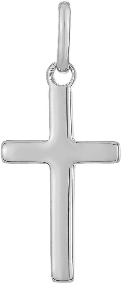 Cross Pendant for Men and Women in 18K Gold Plated or 925 Sterling Silver Plated Rhodium I Size