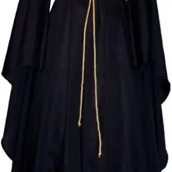 Renaissance Dress for Women Dress Up Halloween Medieval Costume Faire Gothic Gown Retro Lace-up