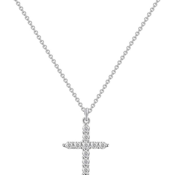 Cross Necklace for Women,Cross Crucifix Pendent Necklace Stainless Steel Cross Necklace Dainty