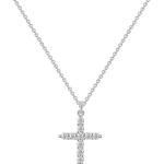 Cross Necklace for Women,Cross Crucifix Pendent Necklace Stainless Steel Cross Necklace Dainty