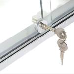 Glass Sliding, Round Glass Lock. Mobile Door Lock Jewelry Cabinet Glass Lock