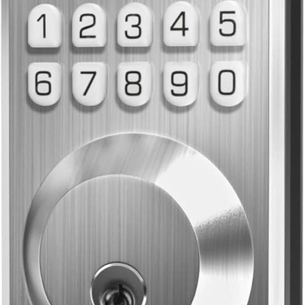 Door Lock - Keyless Entry Door Lock with Keypad - Electronic Keypad Deadbolt Lock - Smart Locks for