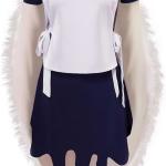 Princess Mononoke San Cosplay Costume Women Full set with Necklace Outfits Halloween Suit