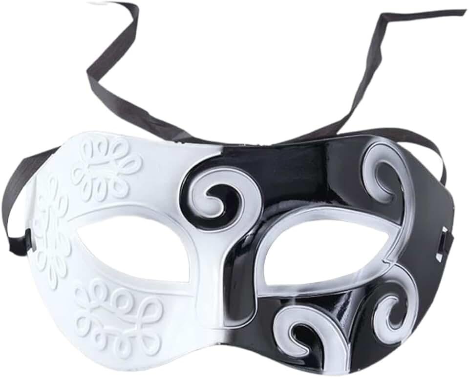 Half Face Mask Costume Accsessory for Women Men Halloween Carnivals