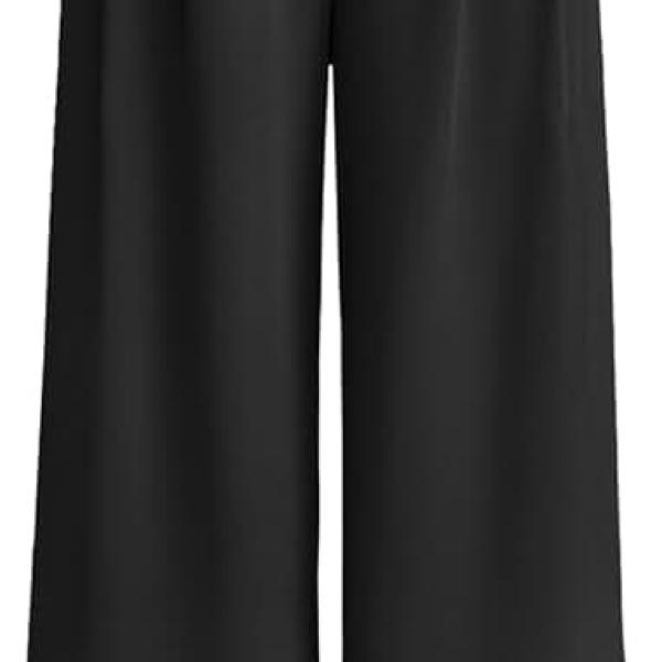 LILLUSORY Womens Wide Leg Dress Pants Hight Waisted Work Business Causal Loose Palazzo Trousers