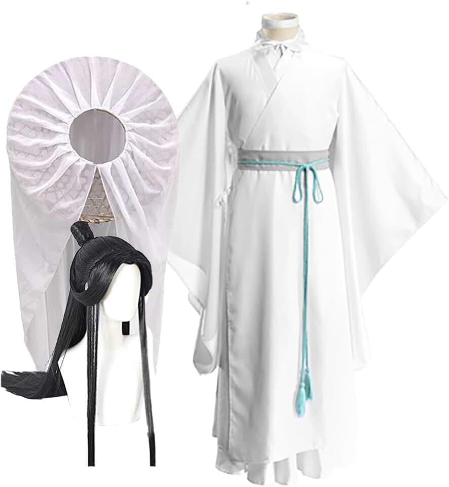 Xie lian Anime Cosplay Costume Chinese Hanfu Cosplay Uniforms Full Set Cosplay Outfit for Halloween