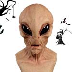 Halloween Alien Funny Mask,2024 Horror Masquerade Skeleton Mask,Realistic Masks for Adults Human