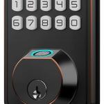 Solity Smart Digital Electric Deadbolt Keypad Lock, Keyless Entry, Auto Lock, 100 Custom Codes,