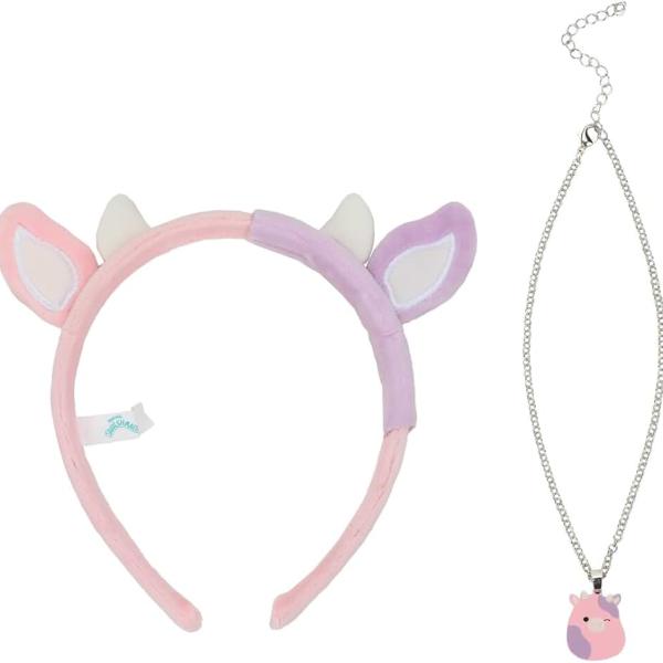 Squishmallows Patty The Cow 2-Piece Headband & Choker Set