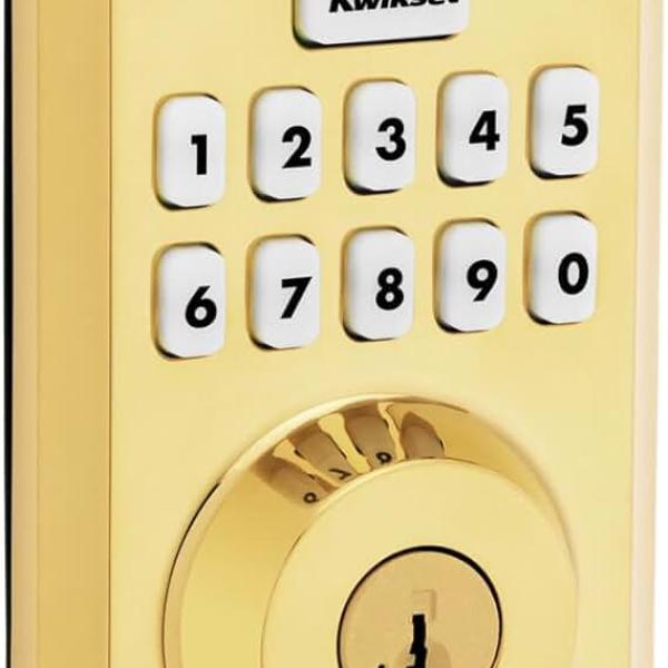 Kwikset 9250TRS-L03S Transitional Powerbolt 2 Electronic SmartCode Deadbolt SmartKey with RCAL