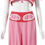 I Dream of Jeannie Costume for Women Jeannie Pink Halloween Cosplay Suit