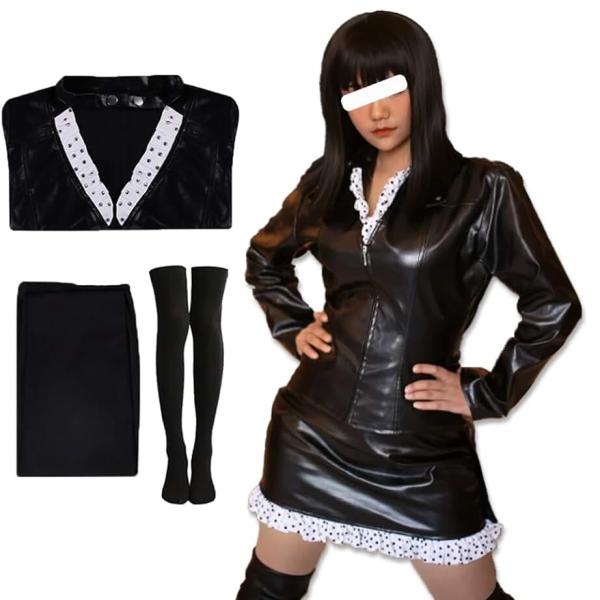 Nico Robin Cosplay Costume Black Dress Nico Robin Outfit Uniform Suit Halloween for Womens