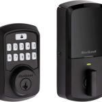 Kwikset 99420-003 Aura Bluetooth Programmable Keypad Door Lock Deadbolt Featuring SmartKey