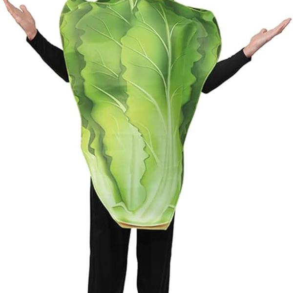 Lettuce Costume for Adult Couples Vegetable Food Costume