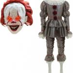 Halloween Clown Costume,Halloween Cosplay Clown Costume for Kids and Adults with LED Clown mask