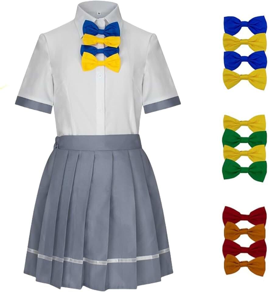 3Pcs Anime Too Many Losing Heroines Cosplay Costume Anna Yanami Cosplay School Uniform Skirt with