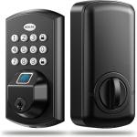 DESLOC A100F Keyless Entry Door Lock, Fingerprint Door Lock, Front Door Lock, Smart Lock Deadbolt