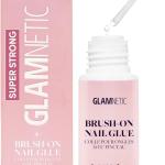 Glamnetic Super Strong Brush On Nail Glue | Brush Tip Applicator, Mess Free, Travel Friendly, Vegan