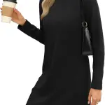 SAMPEEL Dresses for Women 2024 Casual Long Sleeve Dress Trendy Fall Fashion Cozy Travel Airport Outfits