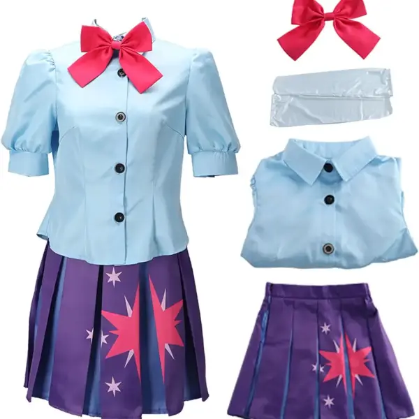 Twilight Sparkle Cosplay Costume for Women Adult Dress Summer Uniform Suit Halloween Outfit