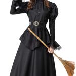 Halloween Black Witch Costume Outfit for Women