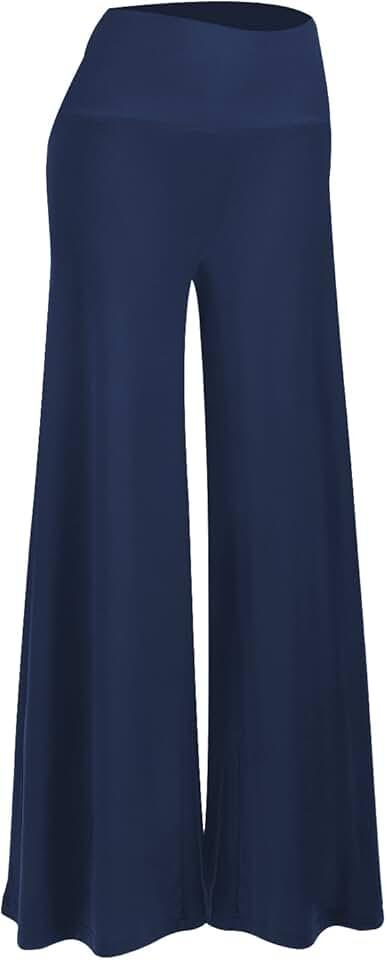 Arolina Women's Stretchy Wide Leg Palazzo Lounge Pants Casual Comfy High Waist Palazzo Pants