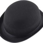 Black Top Hat - Top Hat Costume - Bowler Hat | Felt Tuxedo Costume Hat, Classic Top Hats for Men,