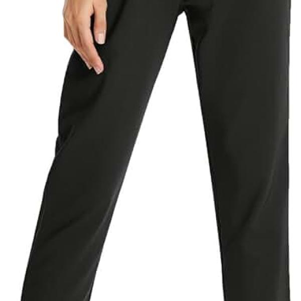 GRACE KARIN Women's Cropped Paper Bag Waist Pants with Pockets