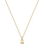 MEVECCO Gold Dainty Cross Necklace 18K Gold Plated CZ Turquoise Faith Pendant Necklace Minimalist