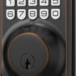 TEEHO TE001 Keyless Entry Door Lock with Keypad - Smart Deadbolt Lock for Front Door with 2 Keys -