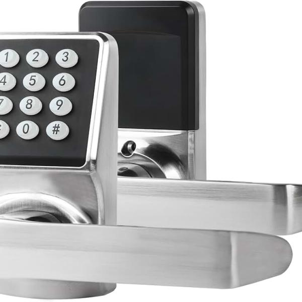 Keyless Entry Door Lock, Electronic Keypad Door Lock with Handle, Digital Door Lock with keypads,