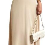 Women's V Neck Half Sleeve Ruched Cocktail Evening A Line Long Dress