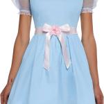 Halloween Creepy Grady Twins Costume for Women Blue Babydoll Dress The Shining Twins Costume