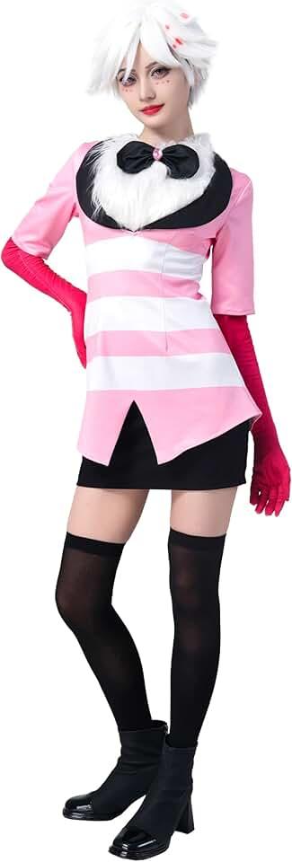 Hazbin Hotel Angel Dust Cosplay Costume