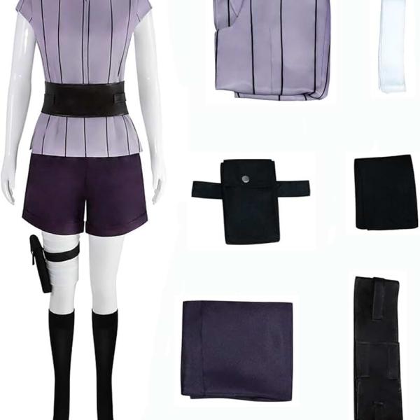 Purple Cosplay,Purple Short Suit Cosplay Full Set Halloween Unisex