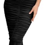 Womens Strenchy Ruched Bodycon Cocktail Party Dress Maxi Mermaid Corset Dress Evening Gown