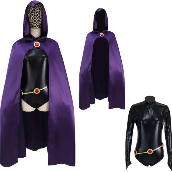 Raven Costume Cosplay for Women Titans Halloween Costumes Anime