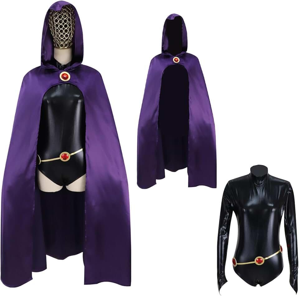 Raven Costume Cosplay for Women Titans Halloween Costumes Anime