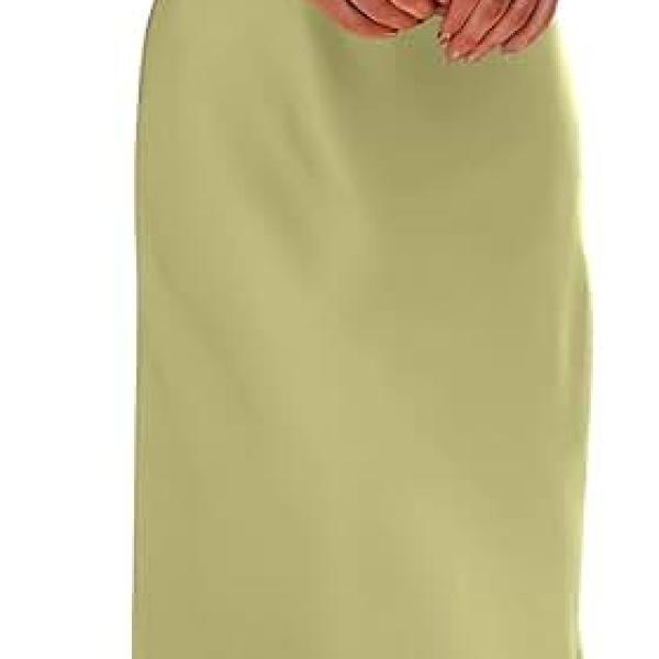 Women's 2024 Summer Satin Dress Elegant Sleeveless Mock Neck Cocktail Party Maxi Dresses