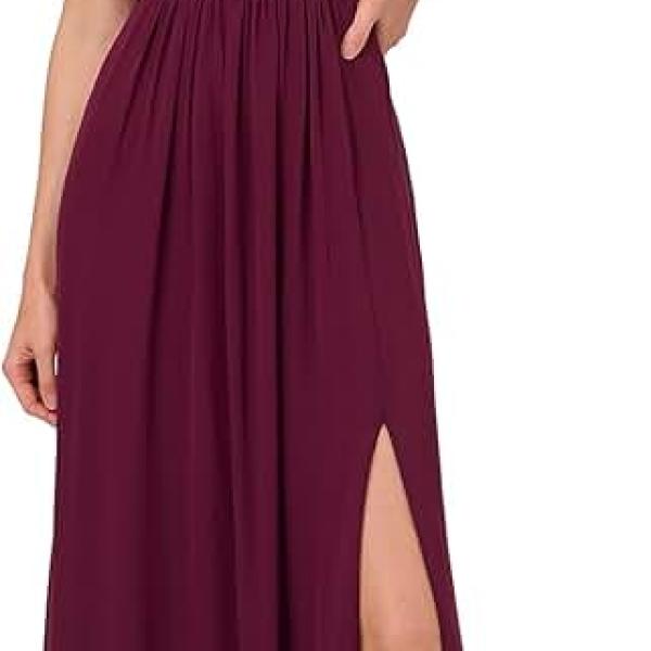 Women's One Shoulder Chiffon Gown