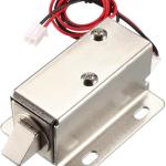 uxcell DC 12V 1.1A 11.4mm Electromagnetic Solenoid Lock Assembly for Electirc Lock Cabinet Door Lock