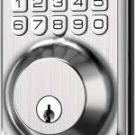 TEEHO TE001 Keyless Entry Door Lock with Keypad - Smart Deadbolt Lock for Front Door with 2 Keys -