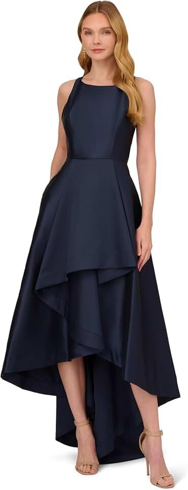 Women's Mikado High Low Gown