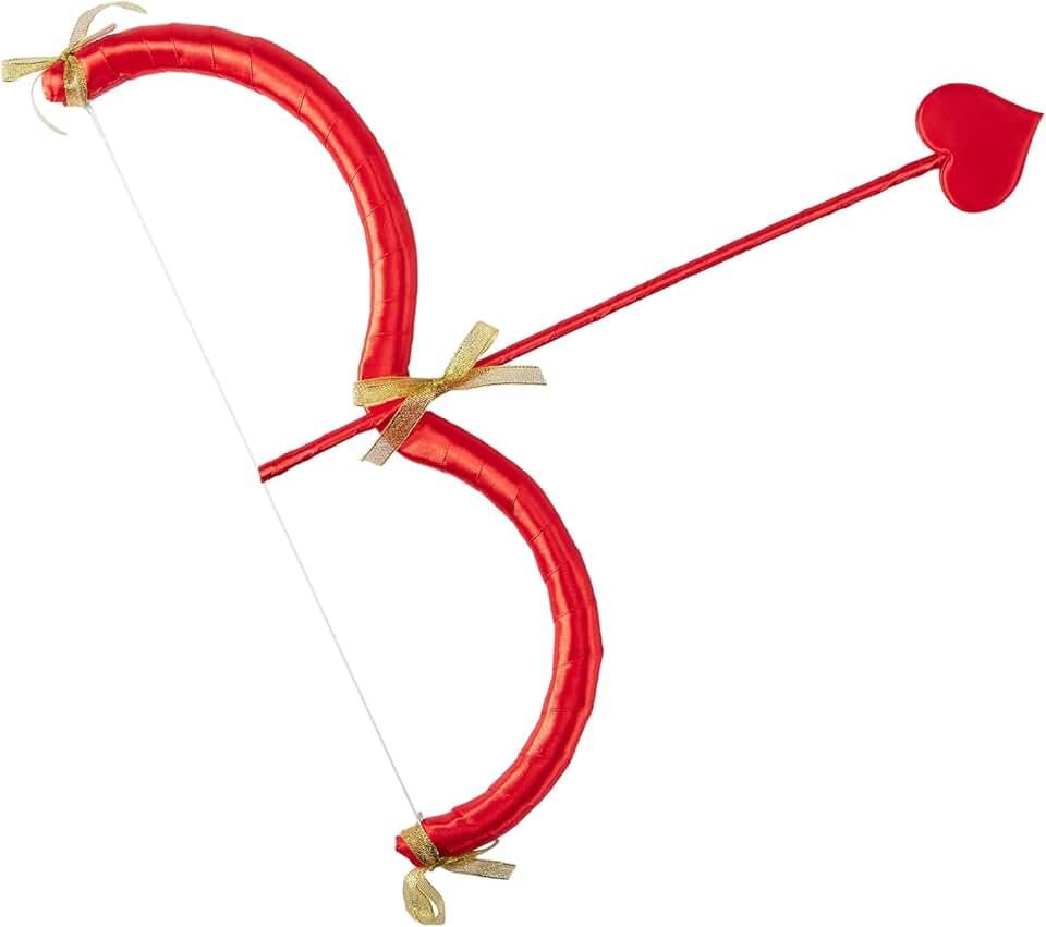 Halloween Valentine's Cupid Accessory, Cupid Bow and Arrow Costume Set Valentine Cupid Costume Prop