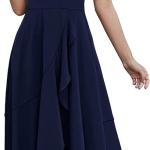 Women Formal Dresses,V Neck Evening Gowns for Women 2024 Long Wedding Guest Party Sleeveless Prom Pockets Dress