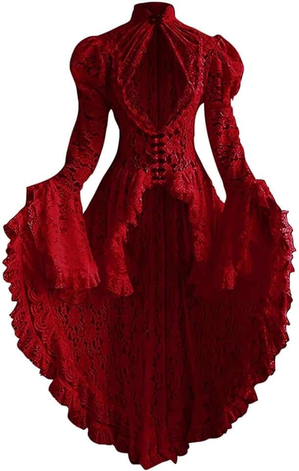 Elf Costume for Women Renaissance Victorian Corset Dress 18 Century Vampire Fairy Cosplay Medieval