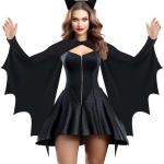 Halloween Costume Women Bat Costume Halloween Costume for Adult 2024 Plus Size Halloween Costume